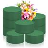 6Pcs 3.8" Round Floral Foam Blocks, Green Wet Dry Flower Foam for Fresh and Artificial Flowers, Wedding, DIY Craft, Party Decoration, Flower Arrangements (3.8" X 1.5") view 1