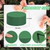 6Pcs 3.8" Round Floral Foam Blocks, Green Wet Dry Flower Foam for Fresh and Artificial Flowers, Wedding, DIY Craft, Party Decoration, Flower Arrangements (3.8" X 1.5") view 2