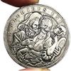 Movable Mechanical Coin Mask Girl Mechanism Art Coin Hobo Nickel Morgan Dollar Roman Booteen`s Decorative Souvenir Coin for Collectors Creative Gift Handmade Commemoration Coin view 1