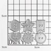 DzIxY Antique Heart Sun Star Logos Metal Cutting Dies for Card Making Kit Embossing Paper Die Cuts Scrapbook Machine Stencils Storage Pockets Supplies view 3