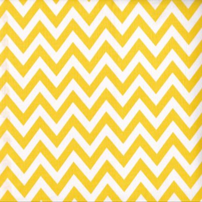 FlashPhoenix Quality Sewing Fabric Chevron Zig Zags Yellow, White Geo Print 100% Cotton Quilt Fabric by Size; 36 x 44 by The Yard