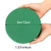 Boao 24 Pieces Round Floral Foam, Wet Floral Foam Bricks Green Flower Foam DIY Flower Arrangement Kit for Wedding, Party Decoration (5 Inch) view 2