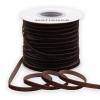 HATIANGE Brown Velvet Ribbon 1/4 Inch X 50 Yards for Gift Wrapping, Hair Bows, Choker, Wedding Decorations view 1