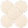 VICASKY 5pcs Wooden Crochet Shaping Pad for Crafting Basket Weaving Foundation with Holes for Handbag and Tote Projects view 1