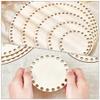 VICASKY 5pcs Wooden Crochet Shaping Pad for Crafting Basket Weaving Foundation with Holes for Handbag and Tote Projects view 3