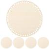 VICASKY 5pcs Wooden Bottom Base for Knitting Bags Crochet Basket Versatile Craft Supplies for Handmade Purses Smooth for Easy Weaving view 1