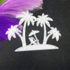 Coconut Palm Trees Beach Lounge Chair Die Cuts Plant Metal Cutting Die for DIY Scrapbooking Album Decorative Paper Crafting Card Making view 3