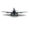MOUDOAUER 1:72 Alloy WWII U.S. F6F Hellcat Shipboard Fighter Aircraft Model Aircraft Model Simulation Aviation Science Exhibition Model Collection view 2