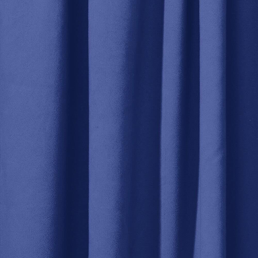 Rose Brand Encore Royal Blue Synthetic Velour 15 oz. Opaque Fabric by the Yard