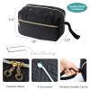 MYBAGZING Small Crochet Bag Organizer - Knitting Yarn Storage for Crocheting Holder Accessories, Needles, Hooks, Gifts, Black, (AM370) view 4
