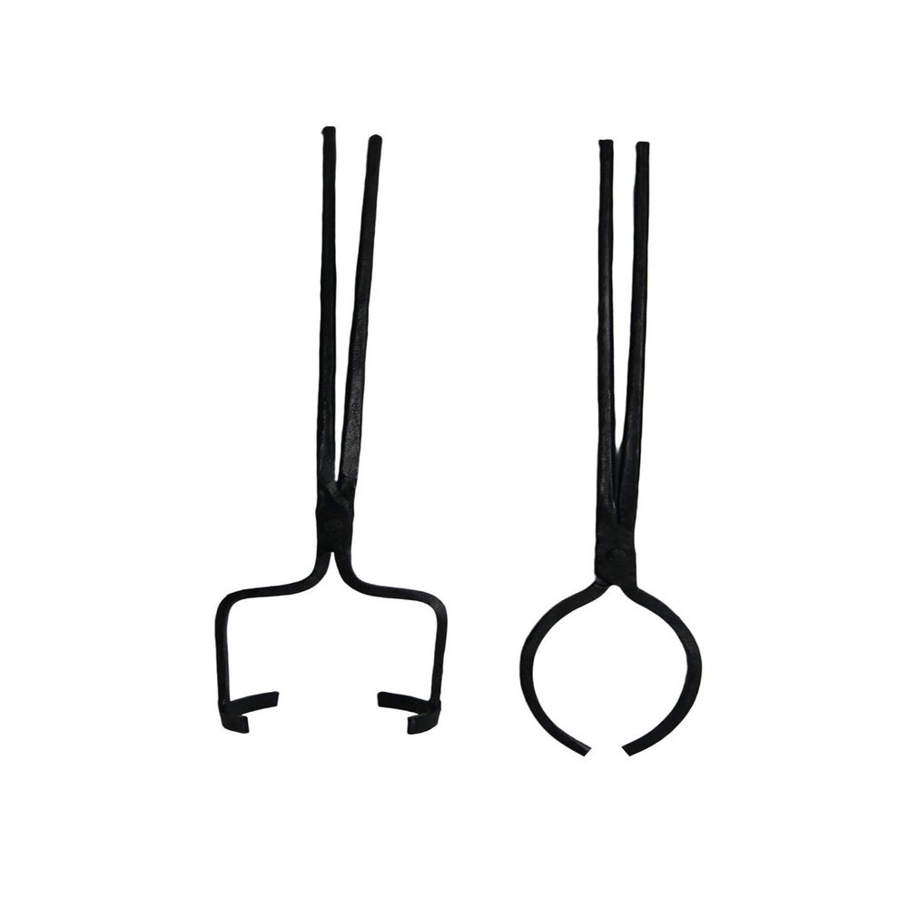 4KG-8Kg Crucible Tongs Set for Melting Metal, Foundry Casting Tools Lifting and Pouring Tongs - 19inches