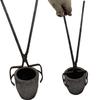 4KG-8Kg Crucible Tongs Set for Melting Metal, Foundry Casting Tools Lifting and Pouring Tongs - 19inches view 3