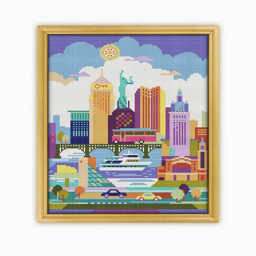 Cleveland USA CS330-2 - Counted Cross Stitch Pattern. Only Printed Pattern Inside. No Fabric, Threads, Needles, Hoops.