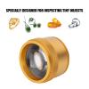 Jewelers Loupe, 30X Jewelers Loupe Portable Eye Loupe Magnifier Jewelry Loop Magnifier Magnifier for Jewelry Stamps Watches Rocks (Gold) view 2