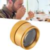 Jewelers Loupe, 30X Jewelers Loupe Portable Eye Loupe Magnifier Jewelry Loop Magnifier Magnifier for Jewelry Stamps Watches Rocks (Gold) view 3