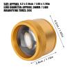 Jewelers Loupe, 30X Jewelers Loupe Portable Eye Loupe Magnifier Jewelry Loop Magnifier Magnifier for Jewelry Stamps Watches Rocks (Gold) view 4