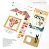 Hartford USA CS596-2 - Counted Cross Stitch KIT#2. Set of Threads, Needles, AIDA Fabric, Needle Threader, Embroidery Clippers and Printed Color Pattern Inside. view 2