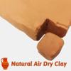 PINVNBY Natural Terra Cotta Self Hardening Pottery Clay - 11 lb Low Fire Baking Clay for Adult Art Class DIY Crafts Sculpting (10 Pcs) view 4
