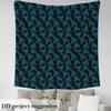 jejeloiu Dirt Bike Fabric By The Yard, Extreme Sports Upholstery Fabric for Chairs, Racing Motocross Rider Decorative for Home DIY Projects, 5 Yards, Blue view 3