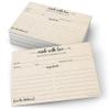 321Done Recipe Cards for the Parents-To-Be (Set of 50) 4x6 Rustic Kraft - Simple, Cute Made with Love Heart Design - Double-Sided - For Bridal Shower, Wedding, Recipe Box Gift - Made in the USA view 1