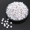 200pcs White Acrylic Flat Round Alphabet Letter Beads 7mm Pony Disc Coin with A-Z Rose Gold Letter Loose Spacer Beads for DIY Jewelry Bracelet Making view 4