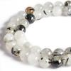 100pcs 8mm Tourmaline Quartz Beads Natural Gemstone Beads Round Loose Beads for Crafting and Jewelry Making view 1