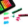 Artecho Neon Oil Pastels Set of 12 Colors, Soft Oil Pastels for Art Painting, Drawing, Blending (10 x 70 mm) view 3