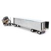 DCP 1/64 Silver & Black Kenworth K100 Aerodyne Long Frame w/Chrome Van Trailer, by First Gear, 60-1559 view 4