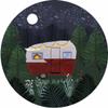Beneath The Stars Christmas Ornament Needlepoint Canvas by Grace Popp view 2
