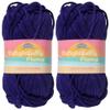 JubileeYarn Delightfully Plump Yarn - 100g/Skein Super Chunky Bamboo Rayon - Romantic Midnight Blue - 2 Skeins view 1