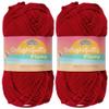 JubileeYarn Delightfully Plump Yarn - 100g/Skein Super Chunky Bamboo Rayon - Red Wine - 2 Skeins view 1