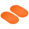 PATIKIL 13-inch Round Cardboard Paper, 40 Pcs Blank Disc Circles Slices for Party Decorations DIY Craft Arts Drawing Painting Writing, Orange view 1