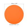 PATIKIL 13-inch Round Cardboard Paper, 40 Pcs Blank Disc Circles Slices for Party Decorations DIY Craft Arts Drawing Painting Writing, Orange view 2