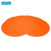 PATIKIL 13-inch Round Cardboard Paper, 40 Pcs Blank Disc Circles Slices for Party Decorations DIY Craft Arts Drawing Painting Writing, Orange view 3