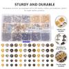 Angoily 1set Leather Rivet Kit Installation Tools Rivets for Shoes Clothes and Bags for Crafting and Repairing Leather Projects view 2