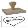 Hampton Studios Hand Stamped by Rubber Stamp, 3 X 4'' Wood Stamp view 4