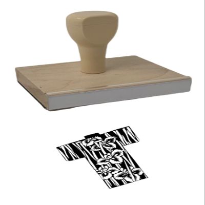 Hampton Studios Iris Kimono Copy Rubber Stamp, 4 X 3'' Wood Stamp