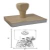 Hampton Studios Kimono #2 Rubber Stamp, 4 X 3'' Wood Stamp view 4