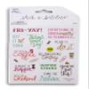 Be Awesome, Weekend, Relax Motivational Stickers - 34 Pieces view 1