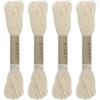 Olympus Sashiko Thread 20m(21.8yds) 4skeins Set 100% Cotton (Natural #02) view 1