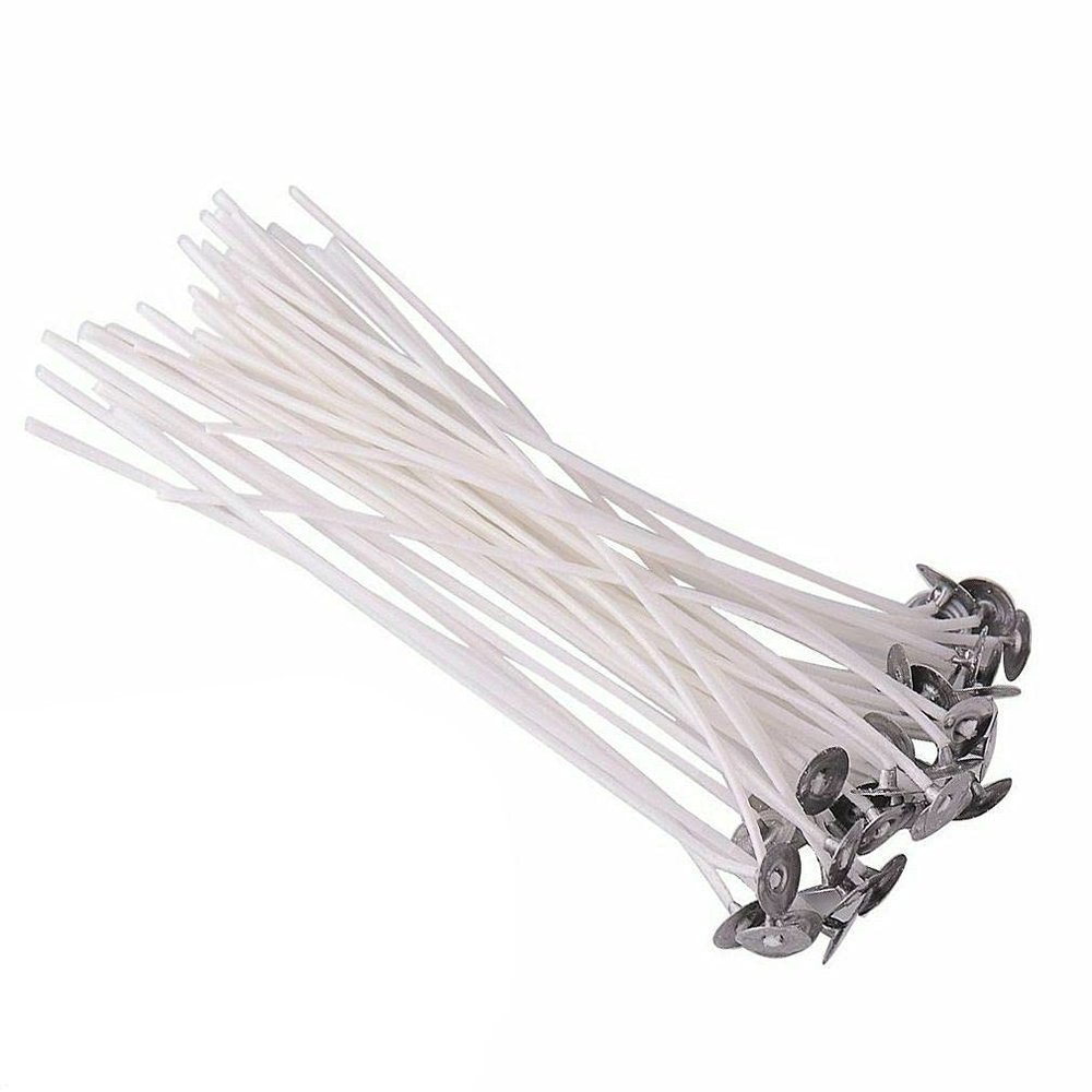 MOUDOAUER Waxed Candle Wicks Cotton Core Candle Making Supplies Parts Accessory(20PCS)