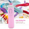 Paper Quilling Pen, Electric Slotted Tool Electric Quilling Pen Paper Crafts Quilling Tool Origami Winder Steel Curling Pen () view 2