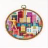 Tulsa USA CS635-1 - Counted Cross Stitch KIT#2. Set of Threads, Needles, AIDA Fabric, Needle Threader, Embroidery Clippers and Printed Color Pattern Inside. view 2