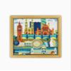 Belfast Northern Ireland CS623-1 - Counted Cross Stitch KIT#2. Set of Threads, Needles, AIDA Fabric, Needle Threader, Embroidery Clippers and Printed Color Pattern Inside. view 1