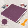 Photo Album Self Adhesive Pages Scrapbook Magnetic Photo Albums with Sticky Pages for 4x6 5x7 8x10 Pictures Books with A Metallic Pen for Baby Family Wedding 13.2x12.8 Purple 60 Pages view 4