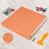 Photo Album Self Adhesive Pages Scrapbook Magnetic Photo Albums with Sticky Pages for 4x6 5x7 8x10 Pictures Books with A Metallic Pen for Baby Family Wedding 13.2x12.8 Orange 60 Pages view 4