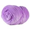 SOJITEK 2.2 LBS of Super Soft Velvet Bulky Yarn for Hand Knitting Blanket, Pillows, Handbag, DIY, Dark Violet, 36 Yards, Arm Knitting Yarn for Chunky Braided Knot Throw Blanket, Weave Craft Crochet view 1