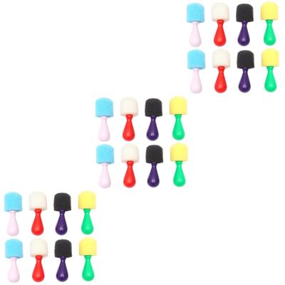 Alasum Pcs Sponge Brush Tools DIY Tools Tool Foam Art Paintbrush Round Sponge Paint Foam ing Spherical Drawing Tool