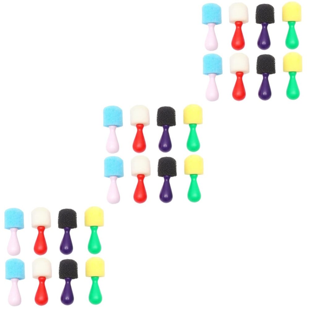 Alasum Pcs Sponge Brush Tools DIY Tools Tool Foam Art Paintbrush Round Sponge Paint Foam ing Spherical Drawing Tool