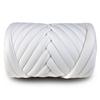 SOJITEK, DIY, 2.2 LBS of Soft Polyester Bulky Yarn for Hand Knitting Blanket, Pillow, Handbag, Ivory, 41.5 Yards, Arm Knitting Yarn for Chunky Braided Knot Throw Blanket, Weave Craft Crochet view 2